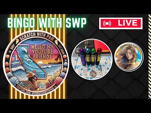 BINGO LIVE 44 & CA Lottery Scratchers‼️ #bingo #live #challenge #like #foryou #scratchcards #lottery