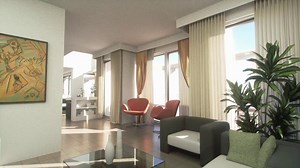 Architectural interior scenes demo