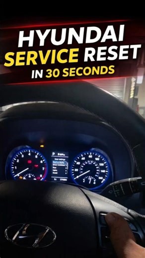 How to Reset Hyundai Service Light (FAST!)kona 2019 #autorepair #hyundaiparts
