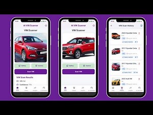 AI-Powered VIN Scanner Flutter App | Vehicle Identification Number (VIN) Lookup