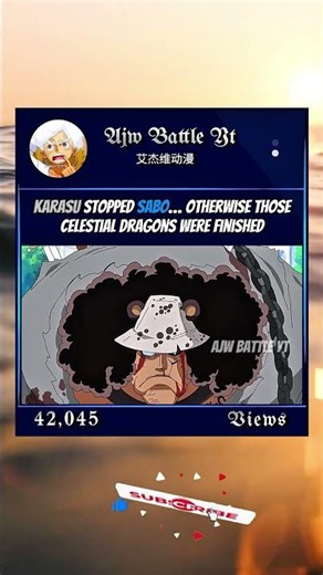 Karasu Stopped Sabo… Otherwise Those Celestial Dragons Were Finished #onepiece #sabo #kuma #karasu