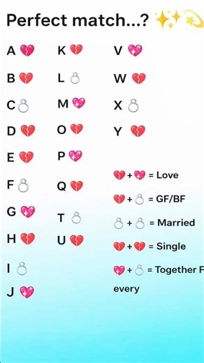 Perfect match name initails 🫀💫