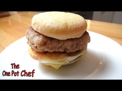 Home Made Sausage and Egg McMuffins | One Pot Chef