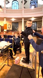 The Band of the RAF Regiment performed a Carol Concert hosted by RAF Shawbury 🎵During the soundcheck, the Band was put through its paces by Caden, aged 8. Caden is a superfan of RAF Music after meeting us at the The Royal Edinburgh Military Tattoo in 2023. A pleasure to see Caden again and allow him this opportunity 😀Royal Air Force #rafmusic #noordinaryjob #shrewsbury #music | RAF Music
