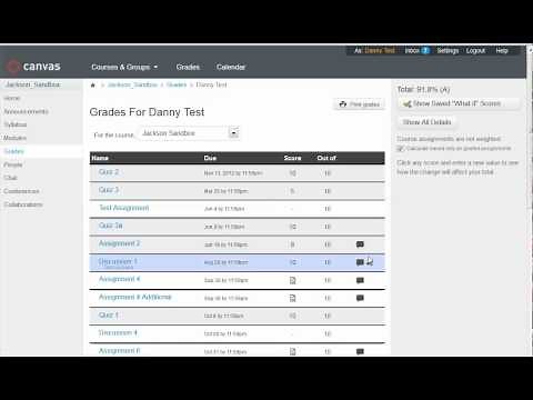 How to Check Your Grades in Canvas (Oct14)