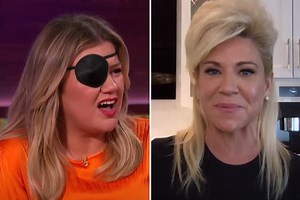 Theresa tells Kelly Clarkson she gave a psychic reading in her gyno's office