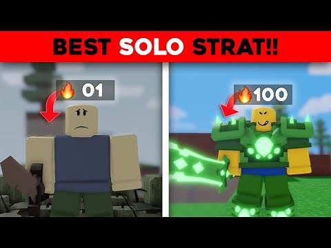 BEST SOLO STRATEGY! in Roblox BedWars..