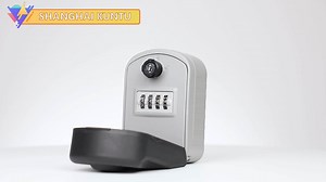 Waterproof Outdoor 4 Digital Combination Code Key Safe Lock Box with Master Key Access