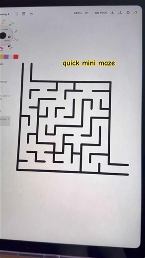 How quickly can you solve this maze?