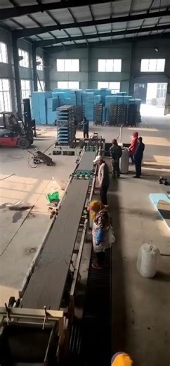 #60宽双工位免拆保温模板设备#Plastering Machine#Building Integrated Thermal Insulation and Structure Equipment