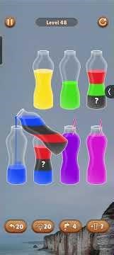 Color Water Sort Wooden Puzzle – Level 48 | Relaxing Android Gameplay #games #short #gaming #shorts