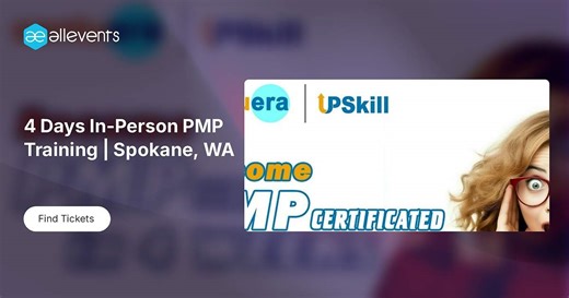 4 Days In-Person PMP Training | Spokane, WA