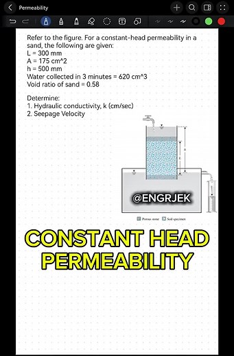 SOIL MECHANICS | PERMEABILITY #fyp #civilengineering #soilmechanics