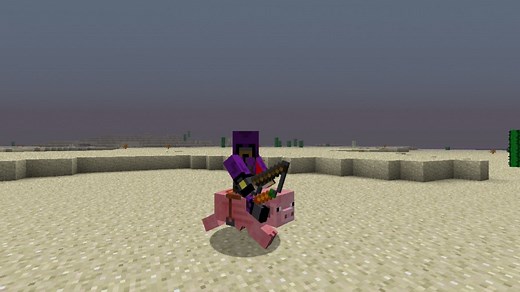 How to make and use a carrot on a stick in Minecraft