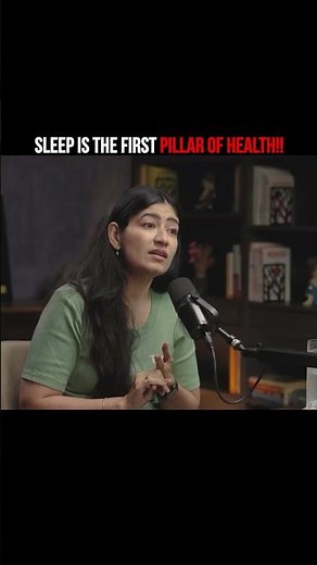 Sleep Is the First Pillar of Health! 😨 #Sleep #Health #Recovery