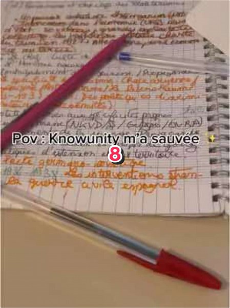 Réviser facilement ?! Avec Knowunity c’est possible 🩷📚 #knowunitychallenge #knowunityexam #revision #bac #brevet