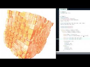 Java Art #66 LivingCube【Processing】