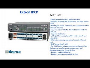 Extron IPCP Pro 555 Pro Control Processor Sales | Service | Repair | Exchange | Replacement