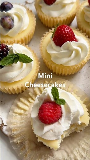 Individual Cheesecakes! 🍓🫐