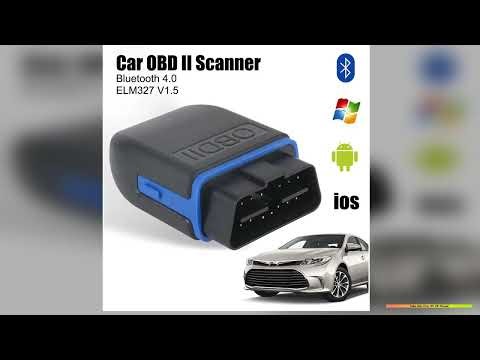 Bluetooth 40 OBD2 ELM327 V15 Code Reader For iOSAndroidWindows Mini Wireless Diagnostic Tools