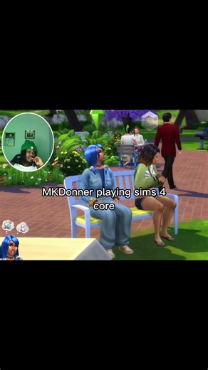 MK playing The Sims 4 core #fypage #sims4 #funny #core