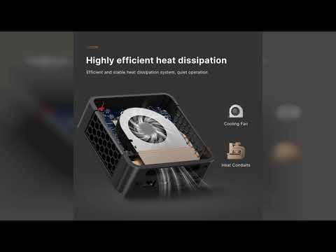 Review: P4 Mini PC, Mini Desktop Computer with AMD Ryzen 7 5825U (up to 4.5GHz), 32GB DDR4, 1T...