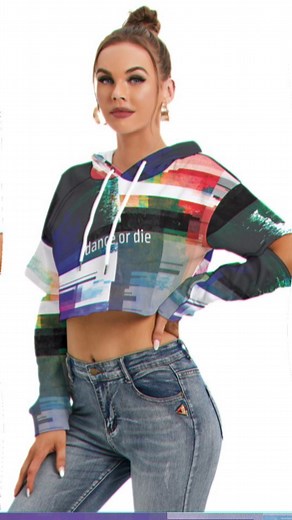 Dance Or Die (All-Over Print Women’s Heavy Fleece Hoodie With Hollow...