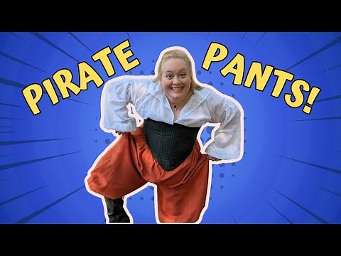 I Made Pirate Pants! Easy and Comfy Ren Faire Outfit!
