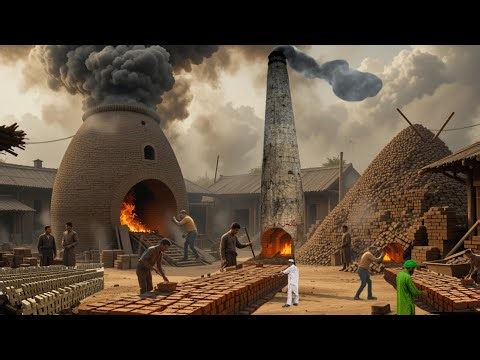 Watch a Brick Being Made Flawlessly Inside a Kiln!