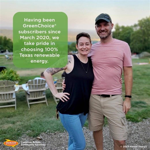 26 reactions |  Meet Sam and Cate proud GreenChoice subscribers for...