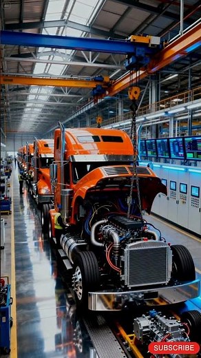 Massive Truck Assembly Line in Action | Power Meets Precision 🚛⚙️
