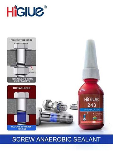 10/20ml Heavy Duty Threadlocker 243 - Removable Threadlocker Anaerobic Metal Adhesive - Anaerobic Curing Metal Glue, Hardware Screw Sealant Anti-Leakage, Blue Threadlocking Compound, High Strength Screw Adhesive To Prevent Loosening And Corrosion, Heat Resistant, For Nuts, Bolts, Fasteners, Medium Strength Screw Locking Compound, Suitable For Automotive, Piping - Gears, Tires, Car Engines, Etc. (10ml/0.35oz) | SHEIN