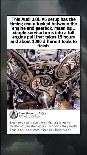 AUDI REAR CHAIN DISASTER