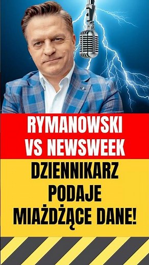 Rymanowski vs. Newsweek. The journalist provides devastating data!