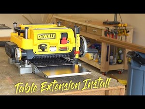 Dewalt Extension Table Install