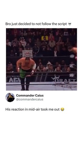 Memes, Entertainment, News | Bro said wtf in mid-air  Professional wrestling relies on a mix of choreography, timing, and live performance, which means even heavily... | Instagram