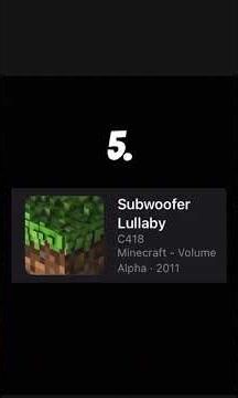 Top 10 best Minecraft songs!!