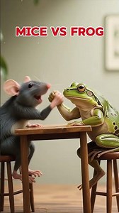 mice Vs frog 🐸#shorts #viral