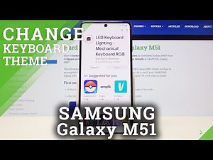Samsung Galaxy M51 - How to Install LED Keyboard