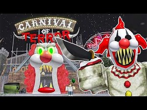 Escape The Carnival of Terror Obby! roblox Gameplay Walkthrough No Death 4K