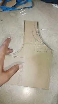 “How to Shape Back Neck with Open Hole | Easy Cutting & Sewing Tutorial”