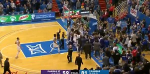 Kansas & Kansas State Have A Bench Clearing Brawl That Spills Into Stands After Game (VIDEO)