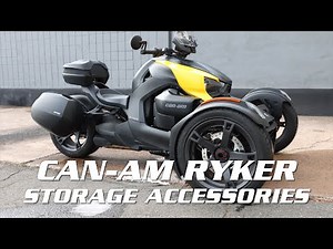 CAN-AM RYKER Storage accessories. Add storage options and always have the gear you need with you.