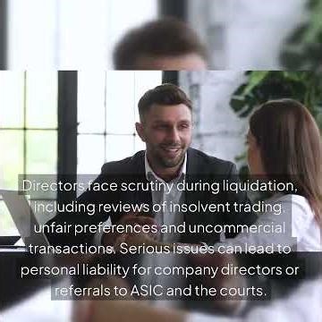 Insolvency and Liquidation. What happens when a Company must close its doors. #shorts