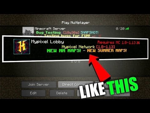 [FREE] HOW TO GET MOTD LIKE FAMOUS MINECRAFT SERVERS!