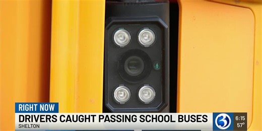 VIDEO: Drivers caught passing stopped school buses