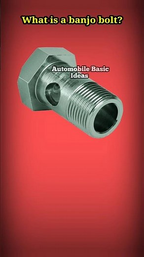What is a banjo bolt?