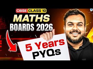 Maths 5 Years PYQs | CBSE Class 10 Maths | Boards 2026 | Prem Sir