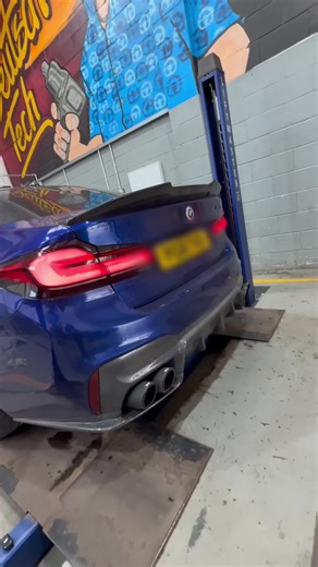 This M5 is road legal and sounding amazing Our high flow sports cats paired with a Remus cat back exhaust has got this M5 sounding loud with the valves open but usable daily with the valves closed #m5#v8#m5