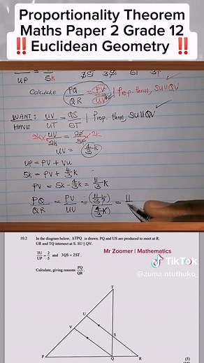 Understanding Euclidean Geometry: Proportionality Theorem Explained